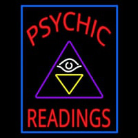 Red Psychic Readings Logo Enseigne Néon