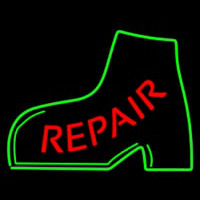 Red Repair Green Boot Enseigne Néon