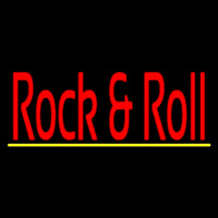 Red Rock N Roll Enseigne Néon