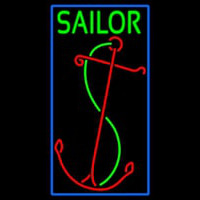Red Sailor Logo Enseigne Néon