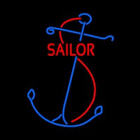 Red Sailor Logo Enseigne Néon