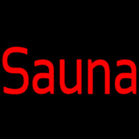 Red Sauna Enseigne Néon
