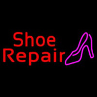 Red Shoe Repair Sandal Enseigne Néon