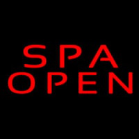 Red Spa Open Enseigne Néon