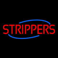 Red Strippers Enseigne Néon