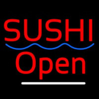 Red Sushi Open Enseigne Néon