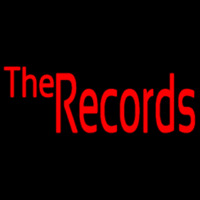 Red The Records Enseigne Néon