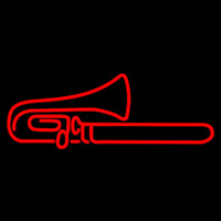 Red Trumpet Sa ophone 1 Enseigne Néon