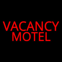Red Vacancy Motel Enseigne Néon