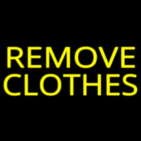 Remove Clothes Enseigne Néon