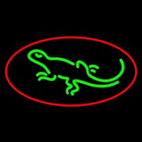 Reptile Logo Enseigne Néon