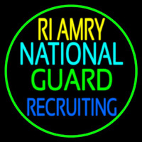 Ri Army National Guard Recruiting Enseigne Néon
