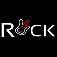 Rock Guitar 2 Enseigne Néon