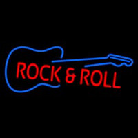 Rock N Roll Guitar Enseigne Néon