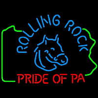Rolling Rock Pride Of Pa Beer Sign Enseigne Néon
