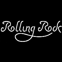 Rolling-Rock-Red-Logo-Neon-Beer- Beer Sign Enseigne Néon