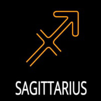 Sagittarius Logo Enseigne Néon