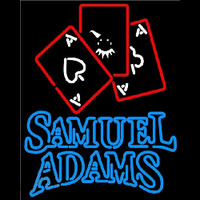 Samuel Adams Ace And Poker Beer Sign Enseigne Néon