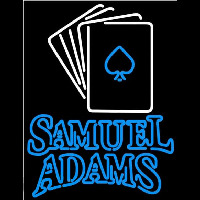 Samuel Adams Cards Beer Sign Enseigne Néon