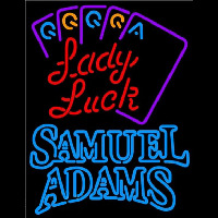 Samuel Adams Lady Luck Series Beer Sign Enseigne Néon