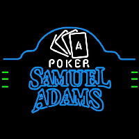 Samuel Adams Poker Ace Cards Beer Sign Enseigne Néon