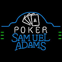 Samuel Adams Poker Ace Cards Beer Sign Enseigne Néon