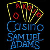 Samuel Adams Poker Casino Ace Series Beer Sign Enseigne Néon