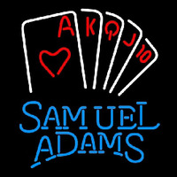 Samuel Adams Poker Series Beer Sign Enseigne Néon