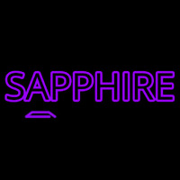 Sapphire Purple Enseigne Néon