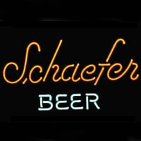 Schaefer Bière Logo Pub Display Magasin Bar Enseigne Néon Cadeau Livraison rapide