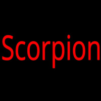 Scorpion Red 1 Enseigne Néon