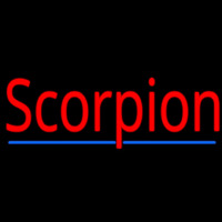 Scorpion Red 3 Enseigne Néon
