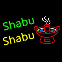 Shabu Shabu Enseigne Néon