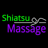 Shiatsu Massage Enseigne Néon