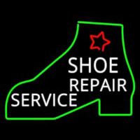 Shoe Service Repair Enseigne Néon