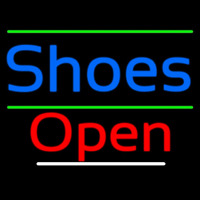 Shoes Open With Line Enseigne Néon
