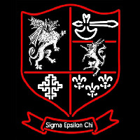 Sigma Epsilon Chi Logo Enseigne Néon