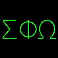 Sigma Phi Omega Enseigne Néon