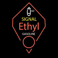 Signal Ethyl Gasoline Enseigne Néon