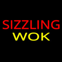 Sizzling Wok Enseigne Néon
