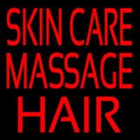 Skin Care Massage Hair Enseigne Néon