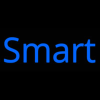 Smart Blue Enseigne Néon