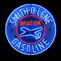 Smitholene Aviation Enseigne Néon