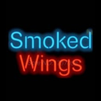 Smoked Wings Enseigne Néon