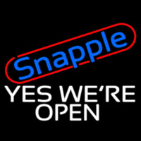 Snapple Yes We Re Open Enseigne Néon