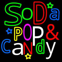 Soda Pop And Candy Enseigne Néon