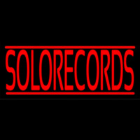 Solo Records Enseigne Néon