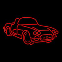 Sport Red Car Logo Enseigne Néon