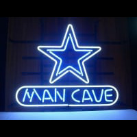 Star MAN CAVE Enseigne Néon