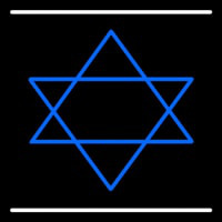 Star Of David Enseigne Néon